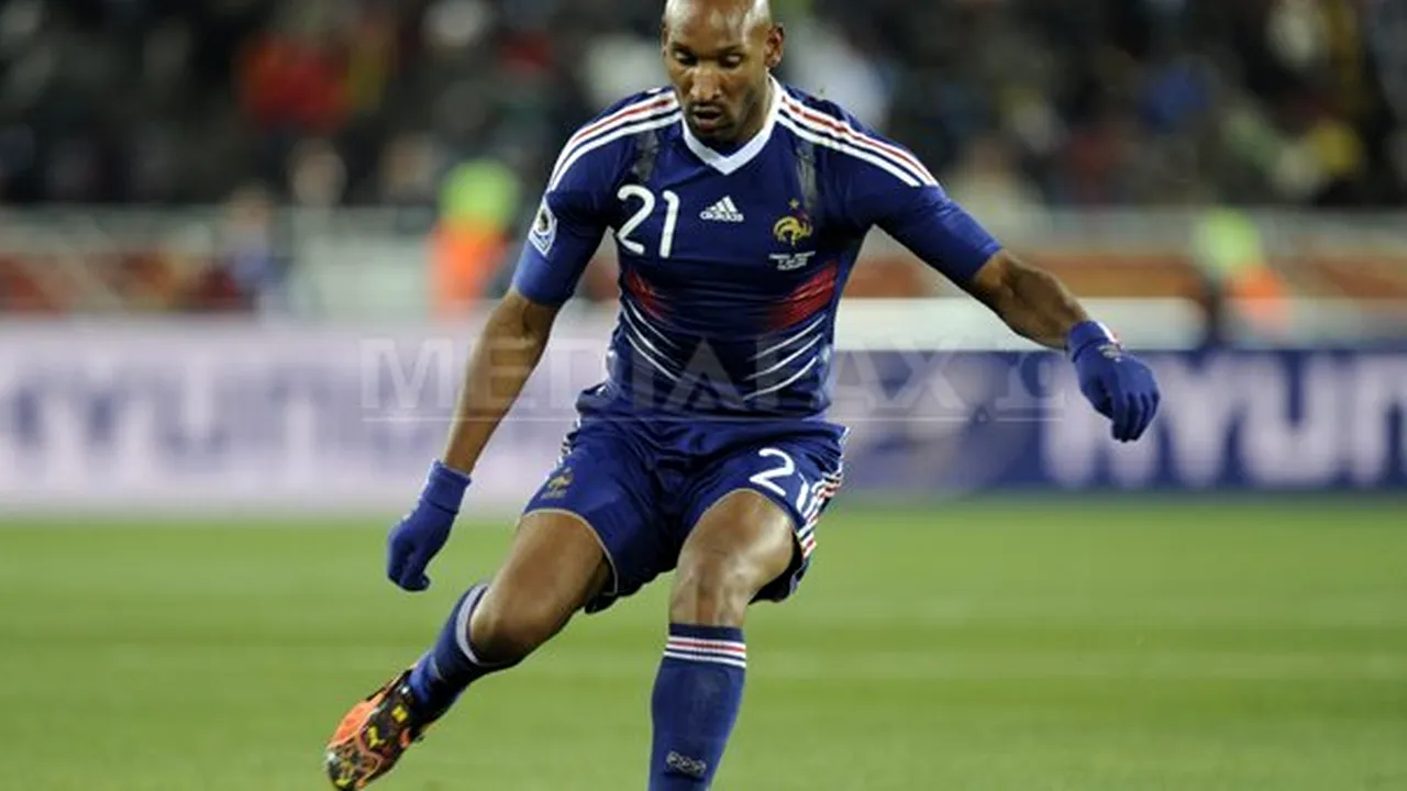 Nicolas Anelka a fost exclus din echipa Franţei