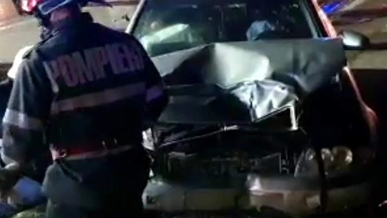 Accident grav în Slatina: Un mort şi cinci răniţi după impactul dintre două maşini în zona Podului Olt