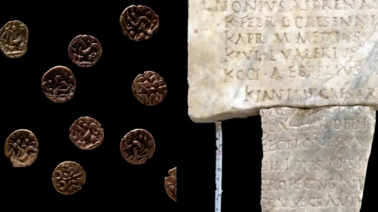 Noi descoperiri arheologice despre antichitate: un trib de celţi folosea monede, iar împăratul Hadrian avea un program strict 