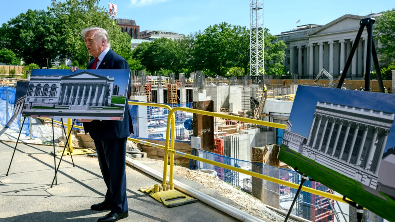 Ce complex uriaș pregătește Donald Trump sub noua sală de bal a Casei Albe. 