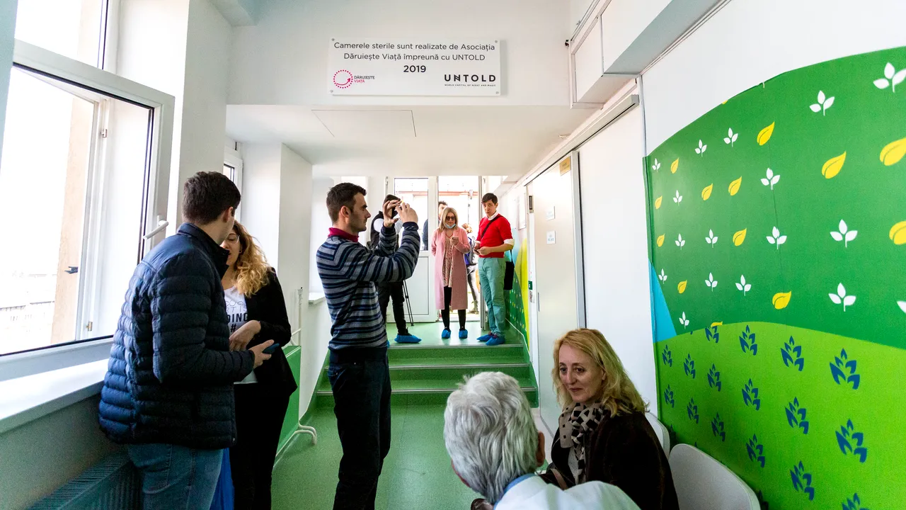 Din banii de la concerte au fost construite două camere sterile pentru copii, la spitalul de pediatrie din Cluj | FOTO
