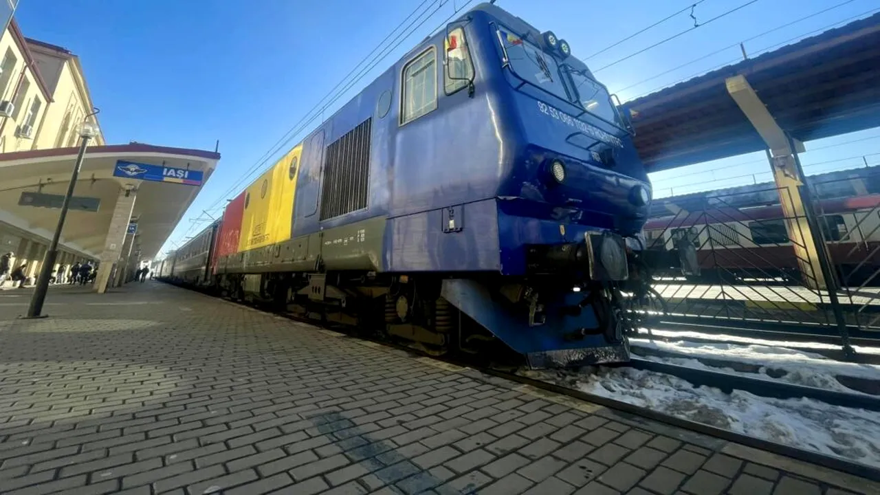 Trenul Unirii va circula sâmbătă de la București Nord la Iași
