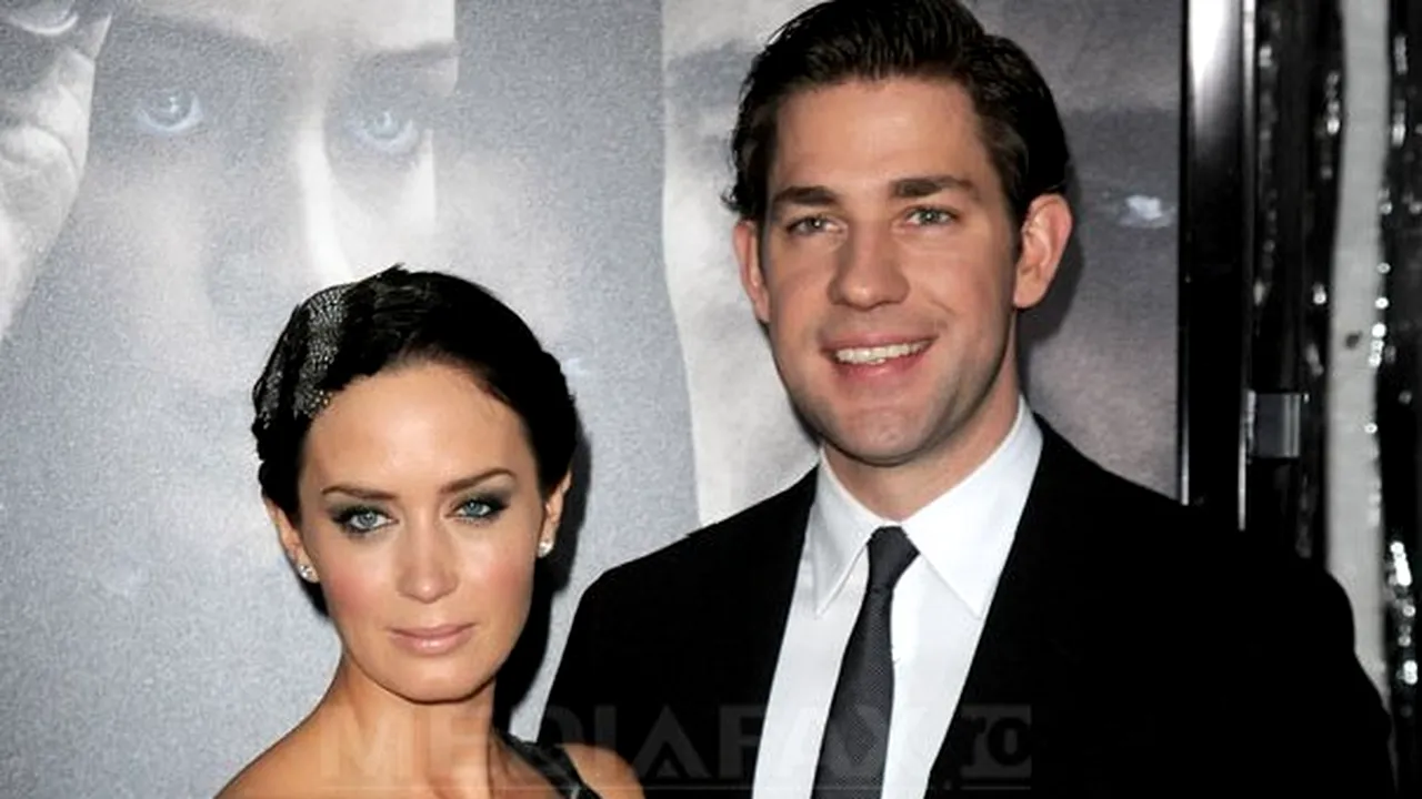 Actorii Emily Blunt şi John Krasinski s-au căsătorit în Italia