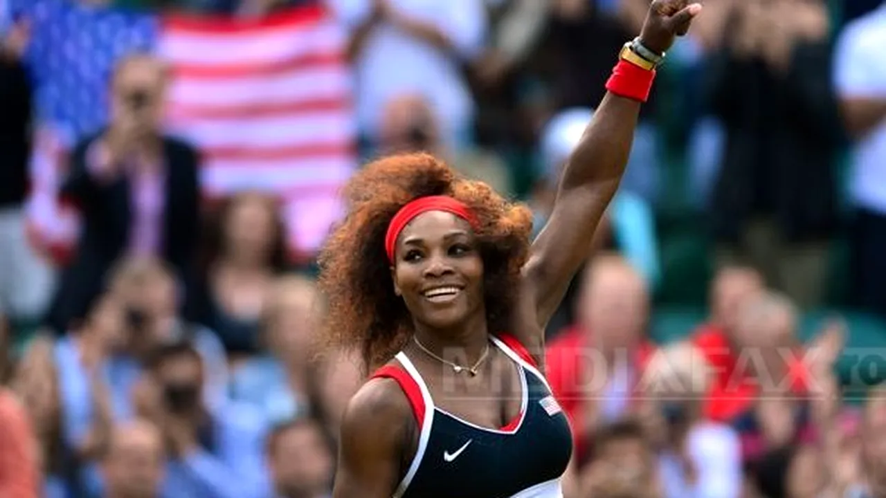 JOCURILE OLIMPICE 2012: Steagul SUA s-a desprins şi a căzut în timpul intonării imnului pentru Serena Williams