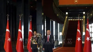 Recep Tayyip Erdogan a inaugurat noul şi controversatul palat prezidenţial de la Ankara - FOTO