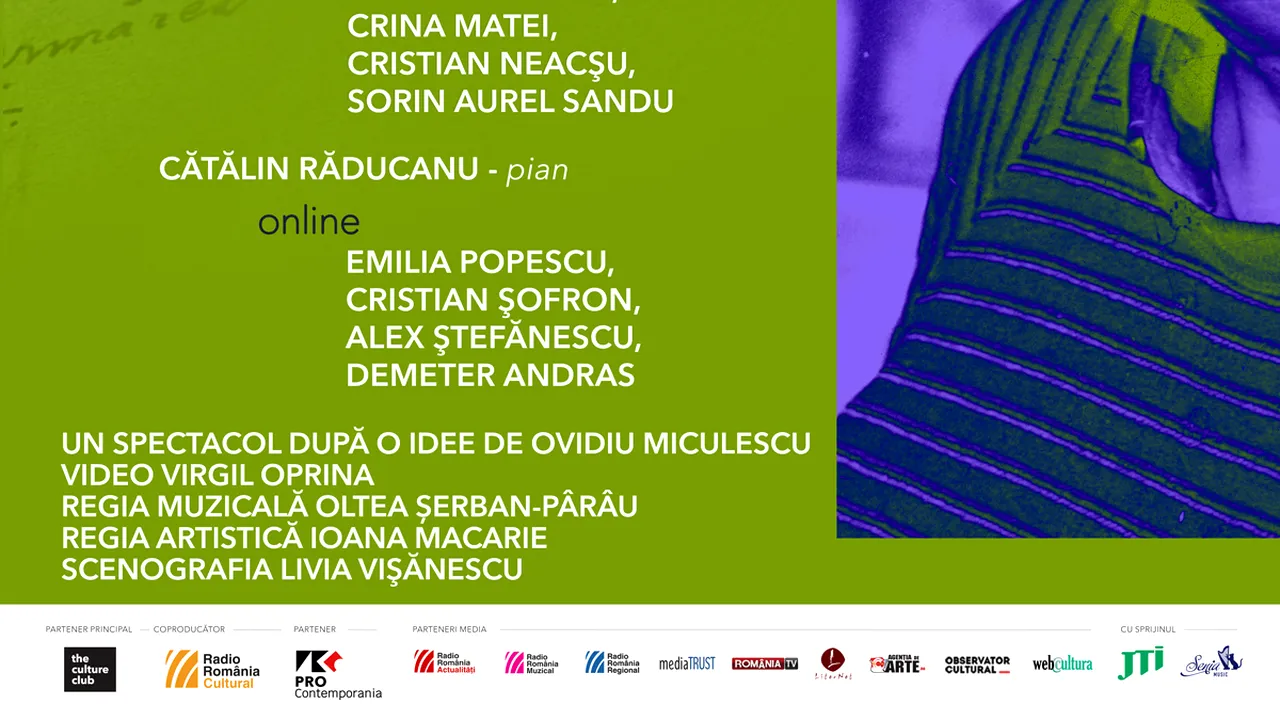 Aplauze pentru poet… pe scenă : Nichita Stănescu - 29 martie, Teatrul Metropolis