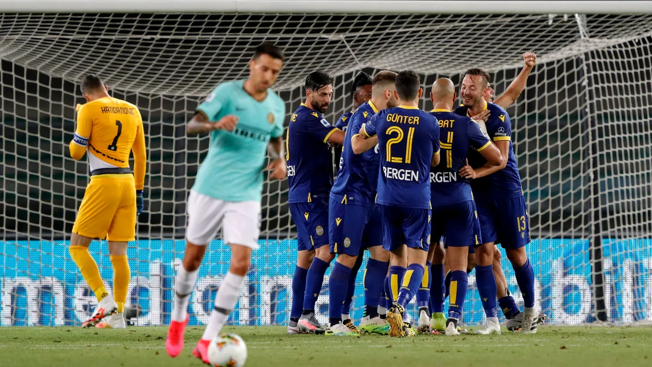 Inter a remizat 2 la 2 acasă la Verona. Interiştii au condus 30 de minute pe tabelă datorită autogolului lui Dimarco