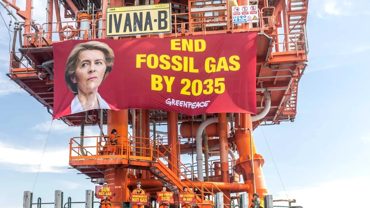 Greenpeace începe demersurile legale împotriva Comisiei Europene în contextul includerii gazului fosil şi a energiei nucleare în taxonomia UE 