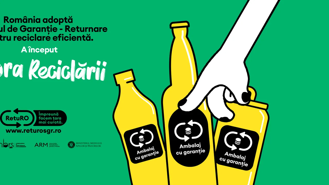 Reciclarea în realitate: evaluarea Sistemului de Garanţie-Returnare la o lună şi jumătate de funcţionare în România