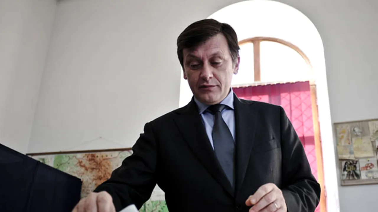 Antonescu: Am votat pentru un lucru pe care îl aştept de cinci ani - o altă Românie