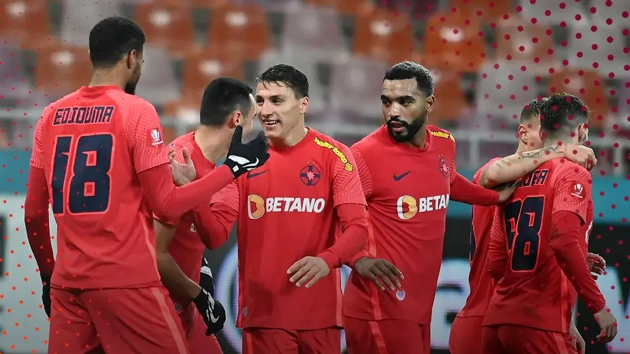 FCSB – CS Mioveni 5-1 în etapa a 19-a. FCSB e pe locul patru, la două puncte de podium
