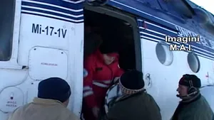 MAI: 52 de persoane au fost duse cu elicoptere la spitale - VIDEO