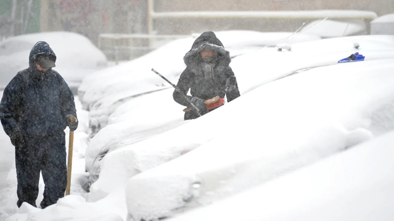 METEO Bucureşti. ANM: Un strat de zăpadă de 15 centimetri se va putea depune în Capitală