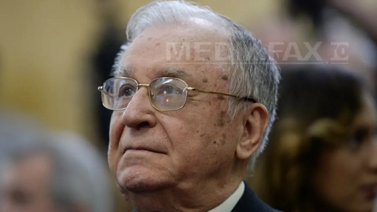 Ion Iliescu rămâne internat la Spitalul Elias. Ultimele informaţii despre starea de sănătate a fostului preşedinte