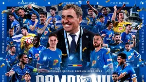 Farul Constanţa - FCSB 3-2, după o partidă nebună. Dobrogenii au câştigat titlul / Hagi, dublu campion al României