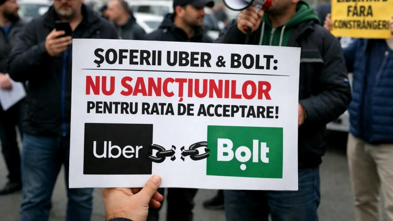 Șoferii Uber și Bolt nu mai vor să fie sancționați dacă refuză curse. Scrisoare deschisă către Guvern