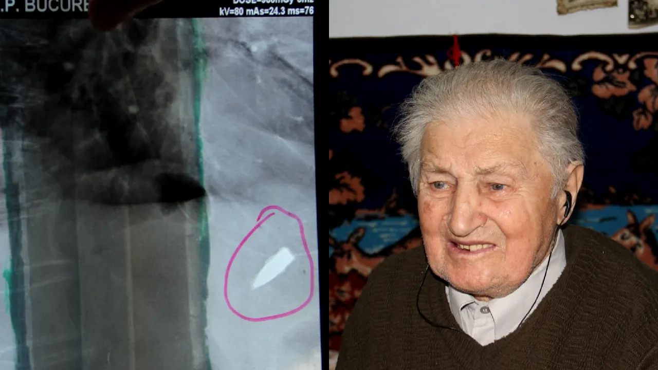 Povestea lui Ştefan Buzoianu, veteranul de război, care trăieşte de 8 decenii cu un glonţ lângă inimă
