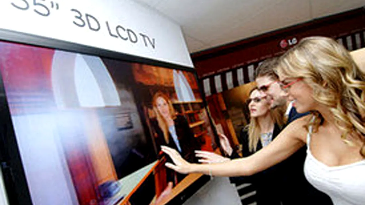 Românii vor plăti în acest an peste 7 mil. euro pe televizoare 3D, estimează Panasonic