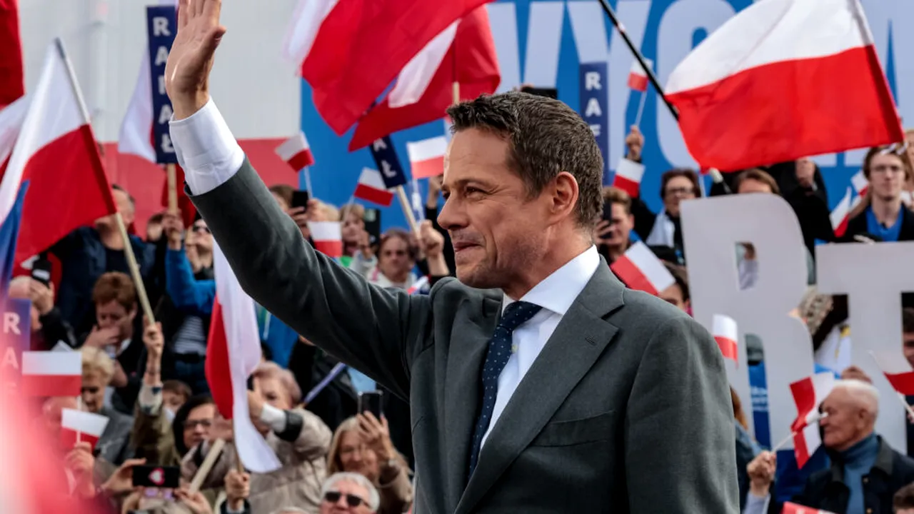 Alegeri prezidențiale în Polonia. Candidatul pro-european Rafał Trzaskowski câștigă primul tur în fața conservatorului Karol Nawrocki