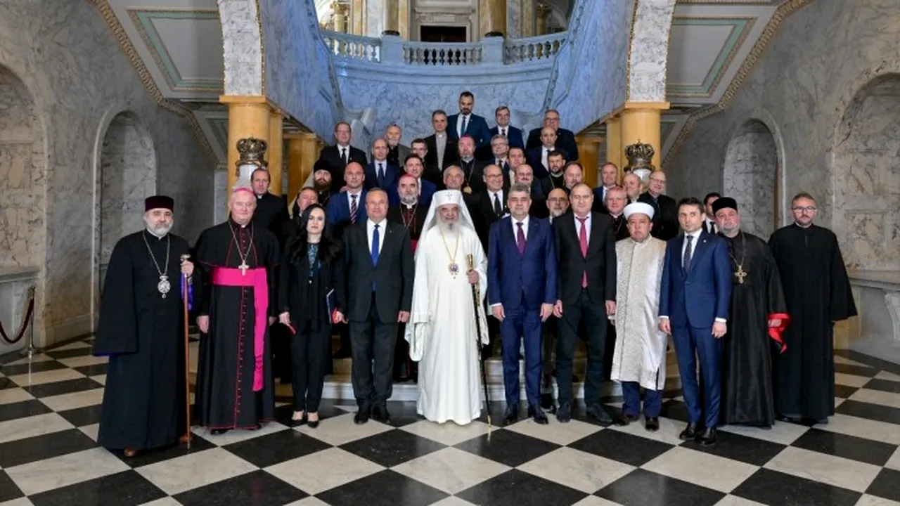 Premierul Marcel Ciolacu s-a întâlnit cu reprezentanţii cultelor religioase