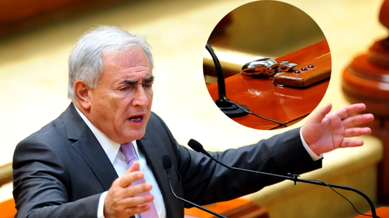 Strauss-Kahn şi-a recuperat ceasul uitat la Parlament
