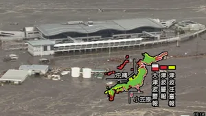 Tsunami de zece metri înălţime pe coastele Sendai din nord-estul Japoniei