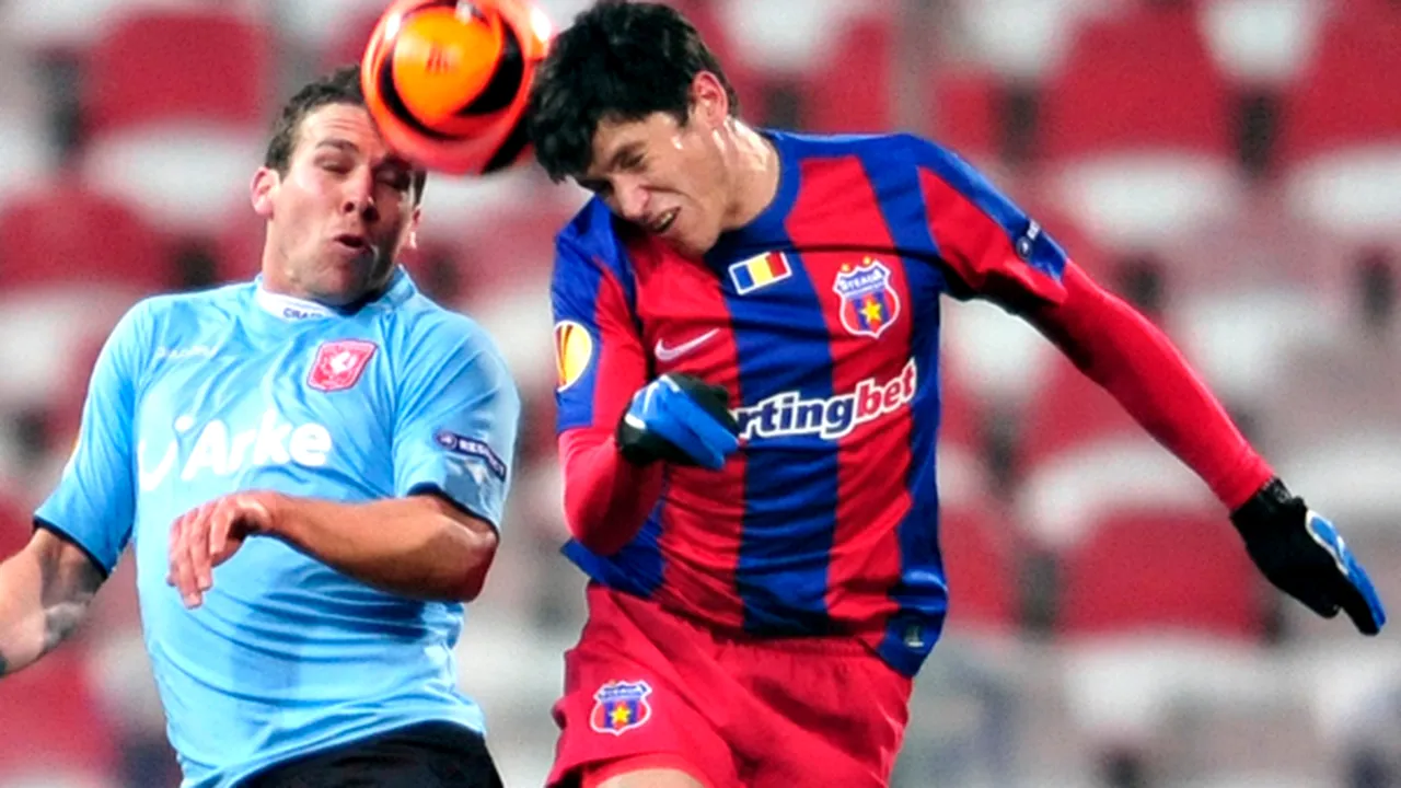 Steaua a remizat, scor 1-1, cu Twente
