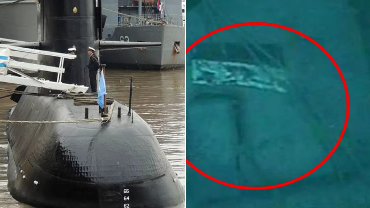 Primele IMAGINI, de pe fundul mării, cu submarinul argentinian care a dispărut acum un an. Ce s-a întâmplat când nava, cu 44 de oameni la bord, a ajuns la o adâncime mai mare de 300 m | FOTO