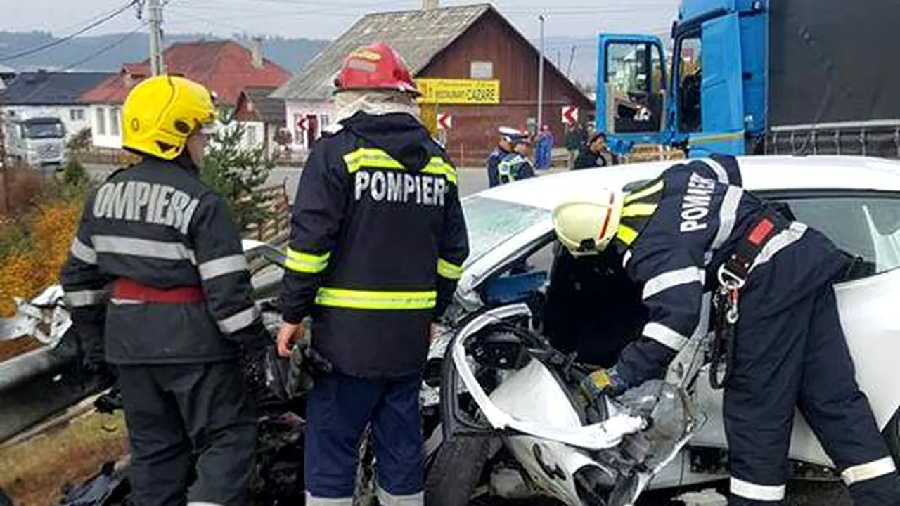 Traficul între Moldova şi Transilvania este blocat pe DN 17, la Dealu Floreni, după un accident - FOTO
