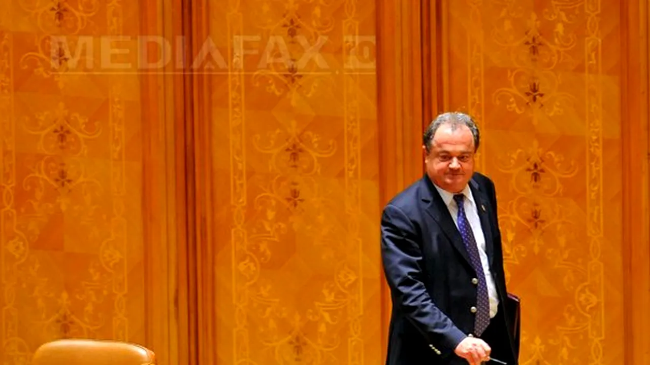 Vasile Blaga a eliberat biroul preşedintelui Senatului