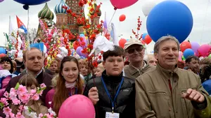 Aproape 140.000 de persoane au participat la un marş tradiţional de 1 mai, la Moscova