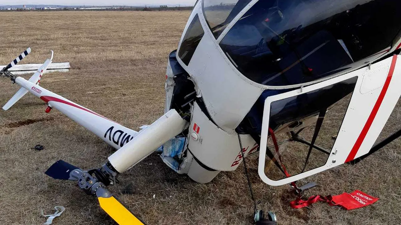 Aviation Academy Helicopter Crashes in Prahova County, No Victims 