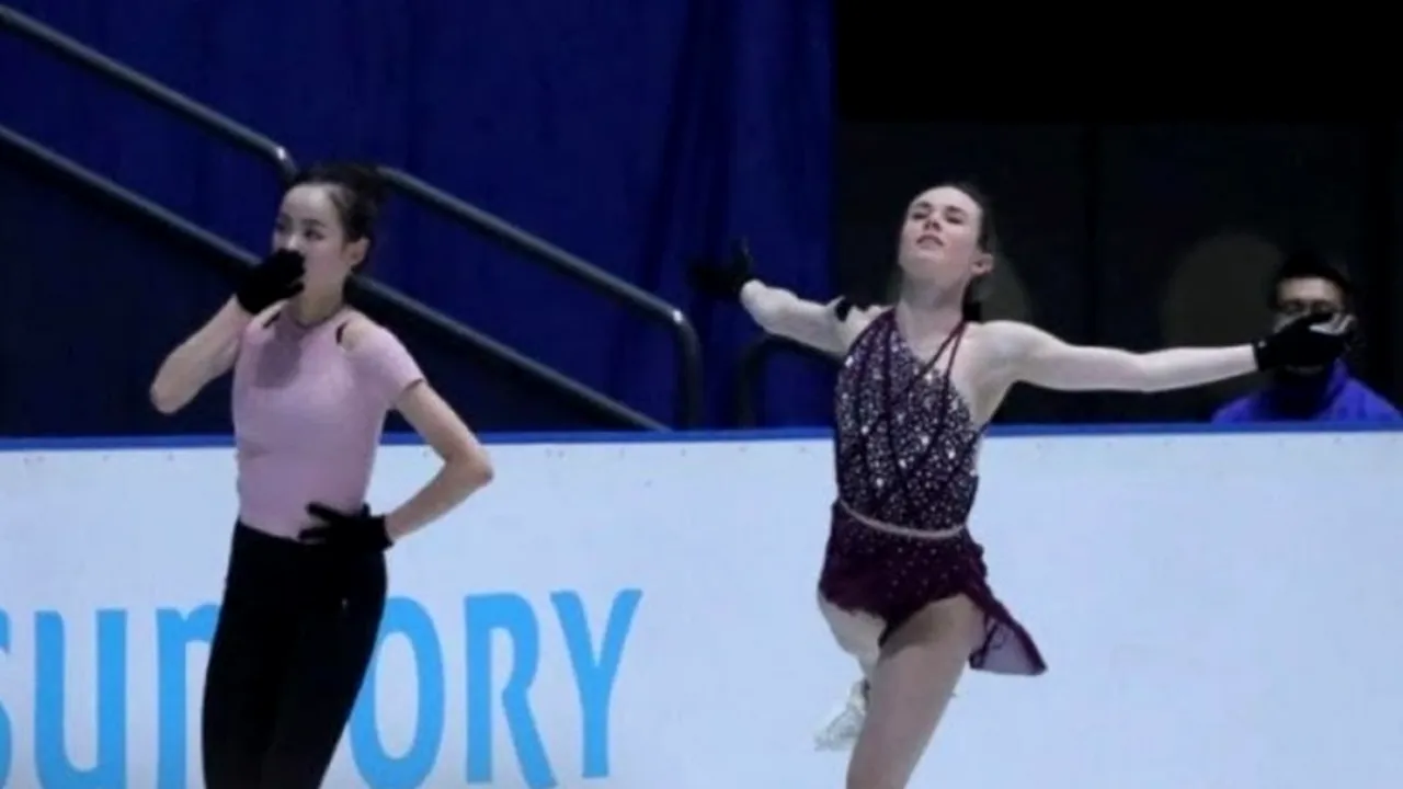 Patinatoarea Mariah Bell, iertată de International Skating Union după ce şi-a tăiat o adversară. Momentul incidentului | VIDEO