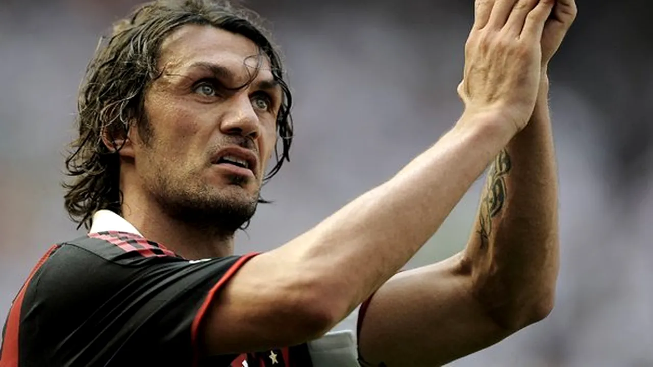 Paolo Maldini, pe urmele lui Gică Hagi: refuză să mai meargă la meciurile echipei pe care o iubeşte