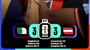 Cupa Mondială: Austria-Algeria, 3-3. Iranul a fost eliminat din competiție