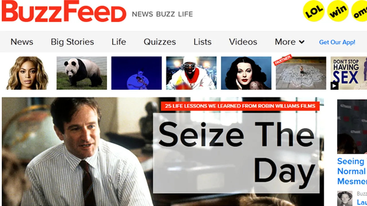 BuzzFeed a atras o investiţie de 50 de milioane de dolari