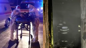 Incendiu la un spital suport COVID din Ploieşti. Bilanţ: Cel puţin două persoane decedate. Pacienţii sunt transferaţi către alte unităţi medicale FOTO VIDEO