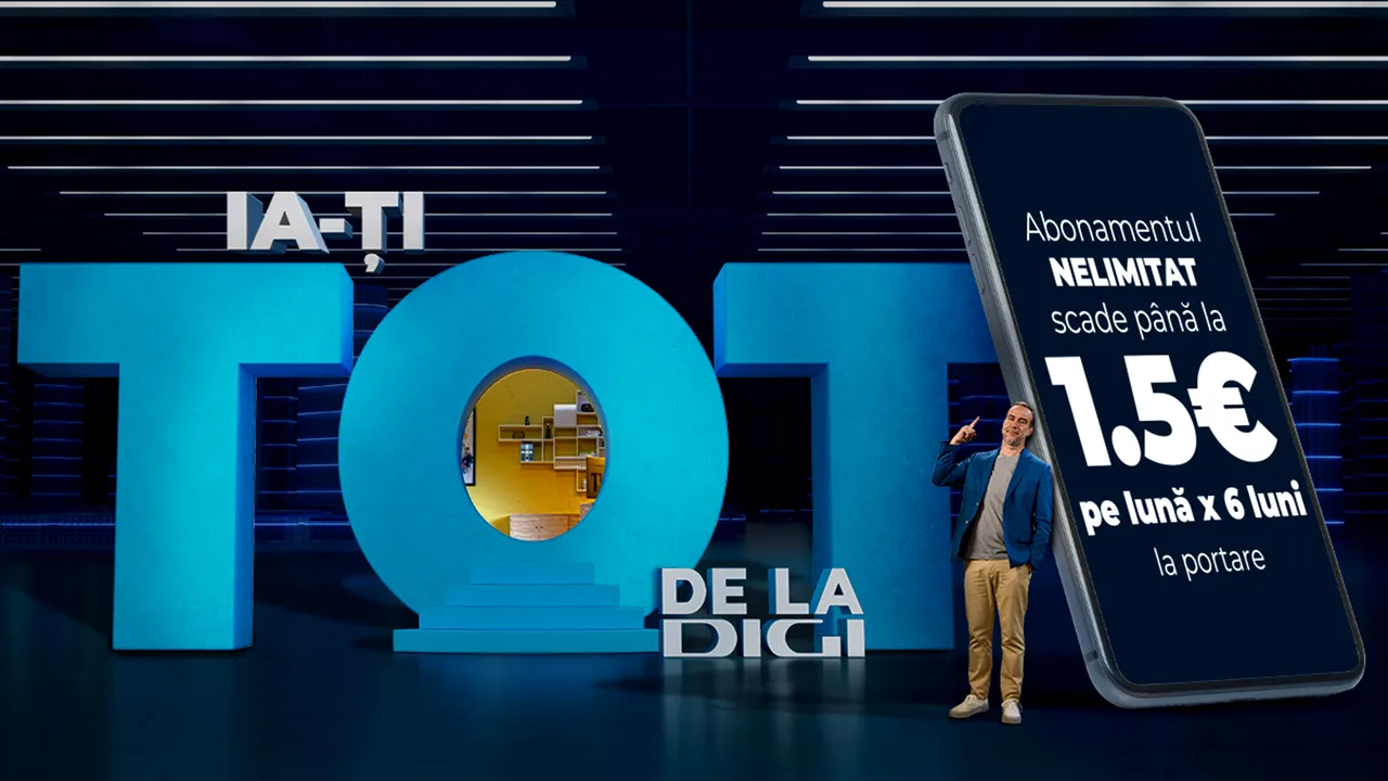 Cea mai nouă promoţie vine “Tot de la DIGI”