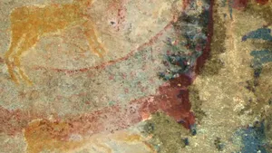 Artă rupestră din Africa de Sud ar putea infățișa o creatură dispărută acum 250 de milioane de ani