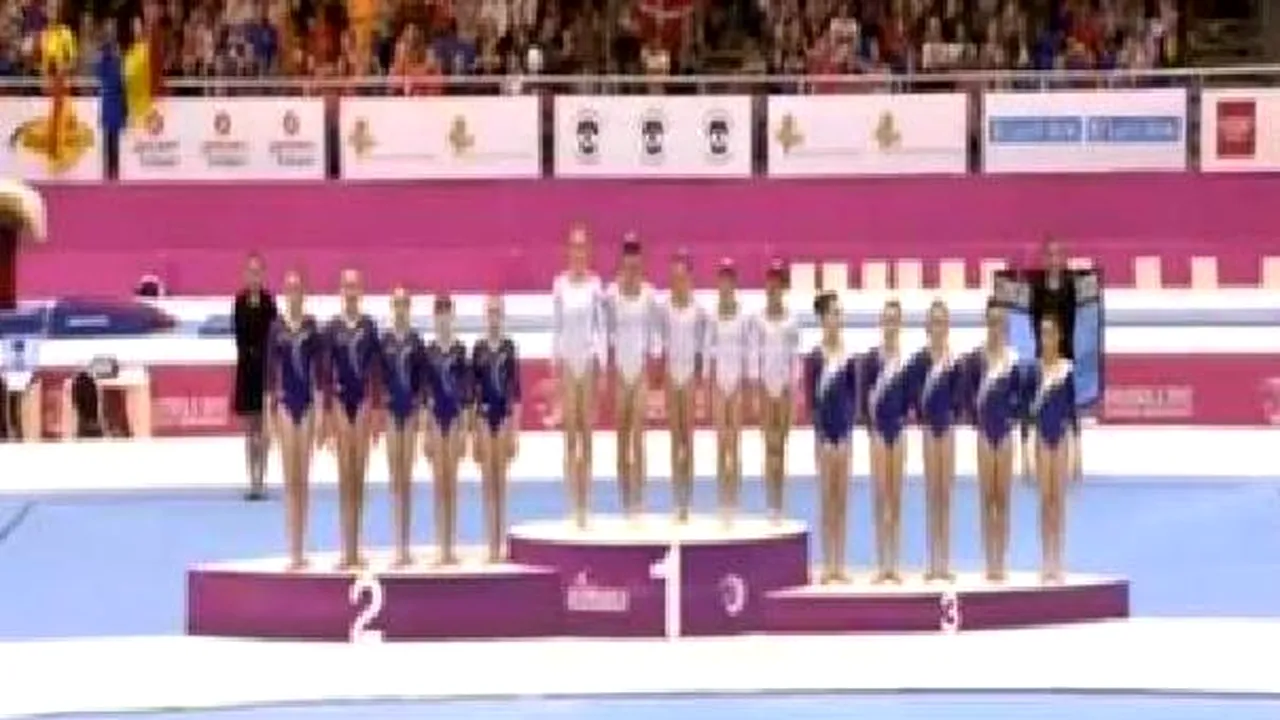 Echipa României, MEDALIE DE AUR la CE de gimnastică de la Bruxelles - VIDEO