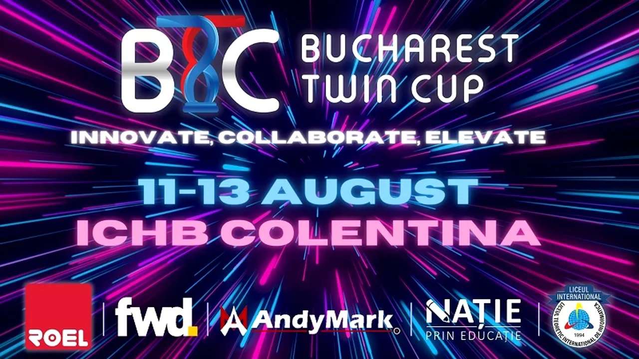 Peste 300 de elevi vor concura în acest weekend la Bucharest Twin Cup