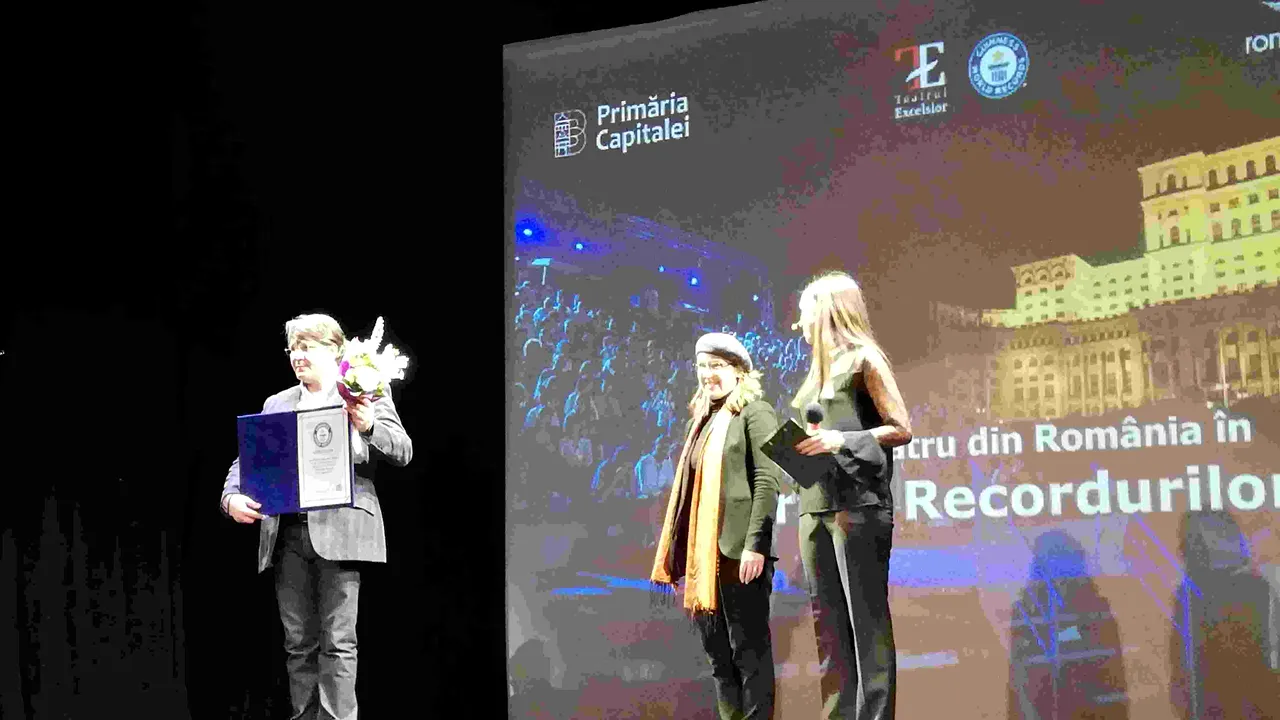 Primul teatru românesc în Cartea Recordurilor: Excelsior a primit certificatul pentru cea mai mare gradenă rotativă din lume
