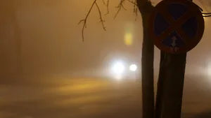 Cod galben de ceață în estul țării