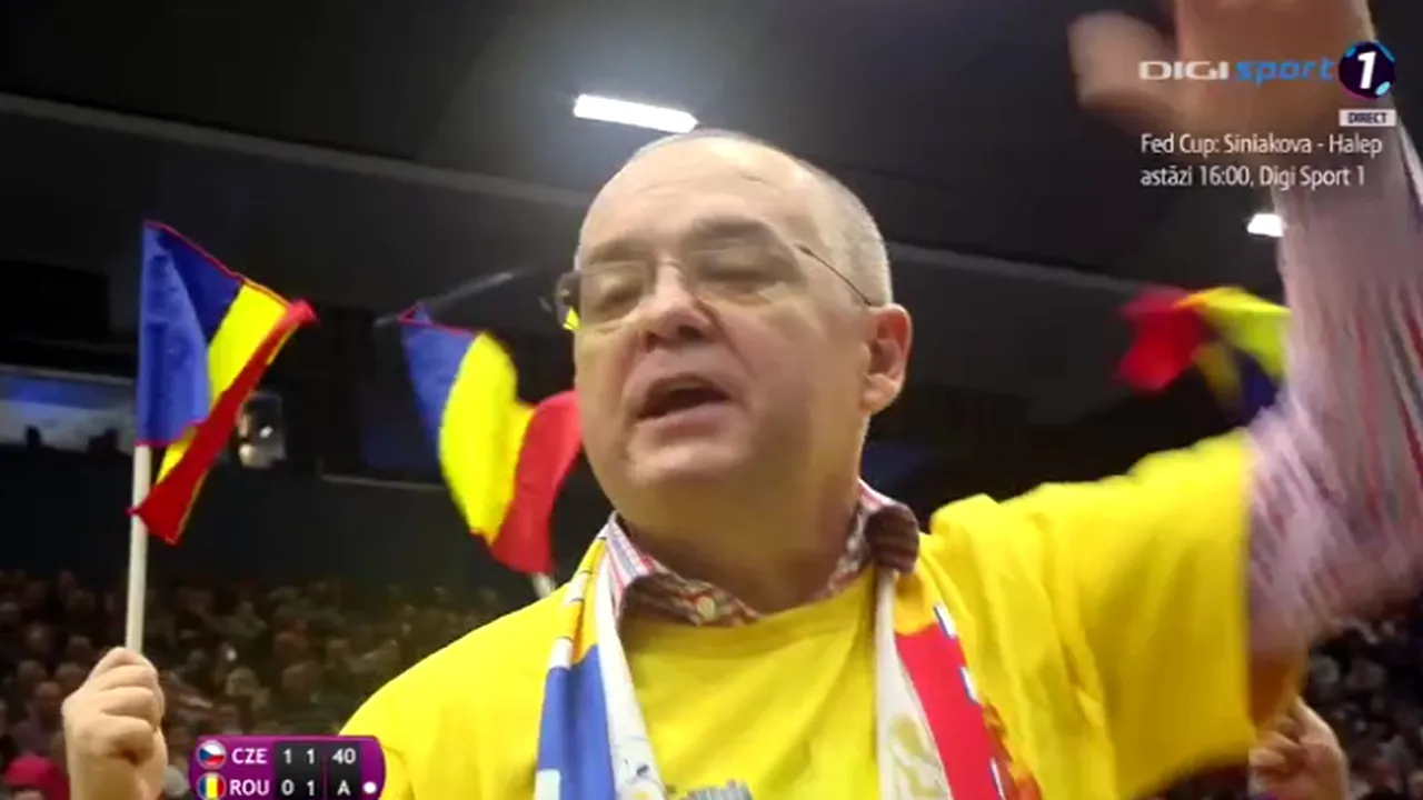 Emil Boc a explicat apariţia de la meciul România-Cehia: „În tinereţe băteam la tobe pentru U Cluj