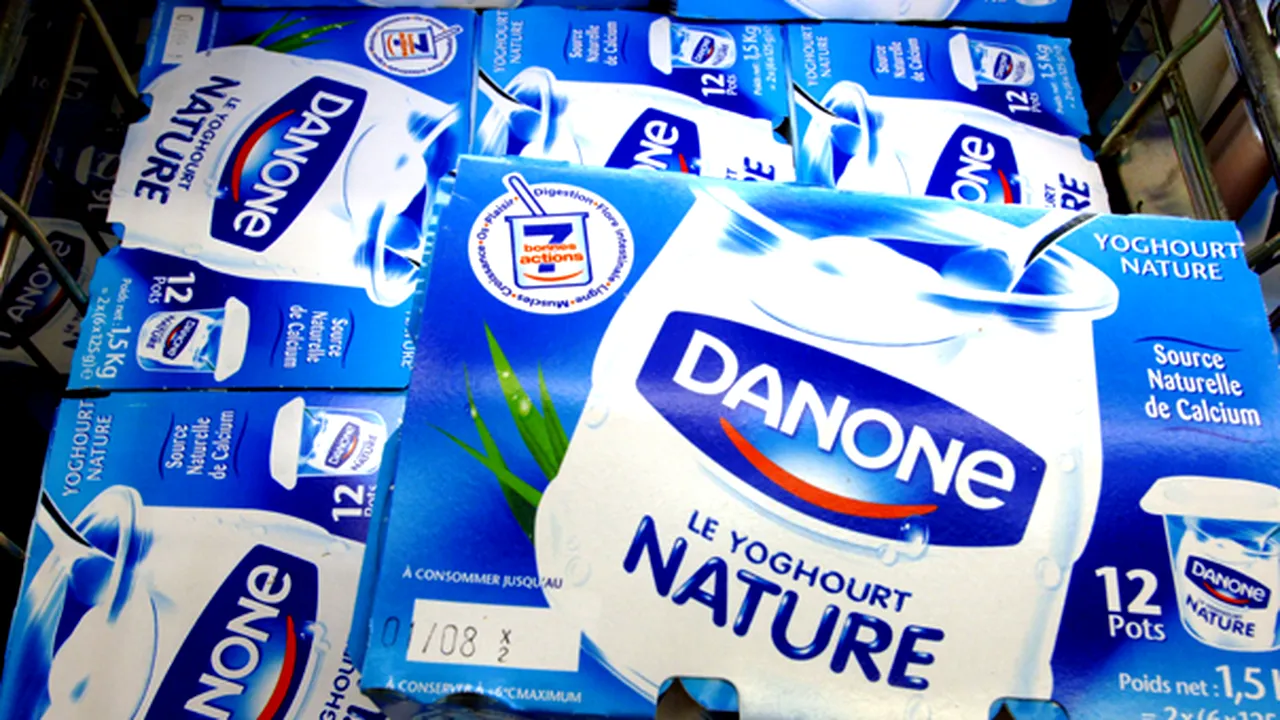 Vânzările Danone au scăzut uşor în primele 9 luni