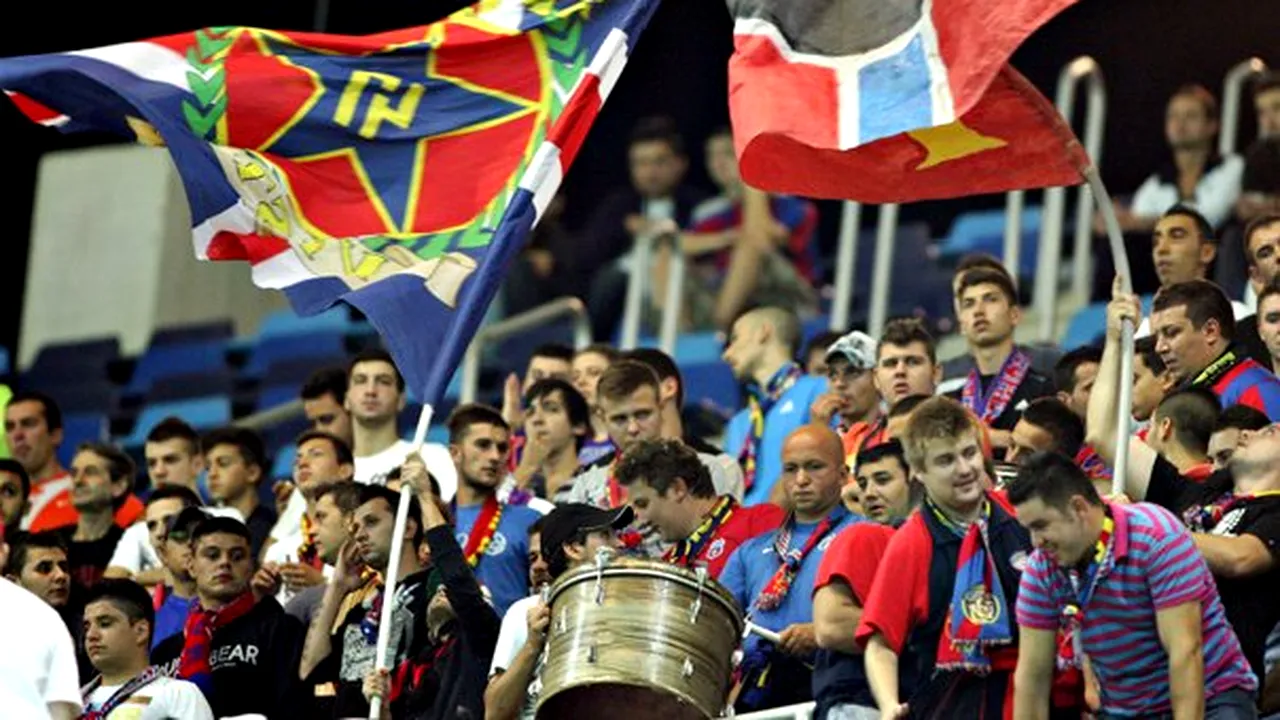 FC Steaua, amendată de Jandarmerie cu 127.000 de lei pentru mai multe abateri la meciul cu Rapid