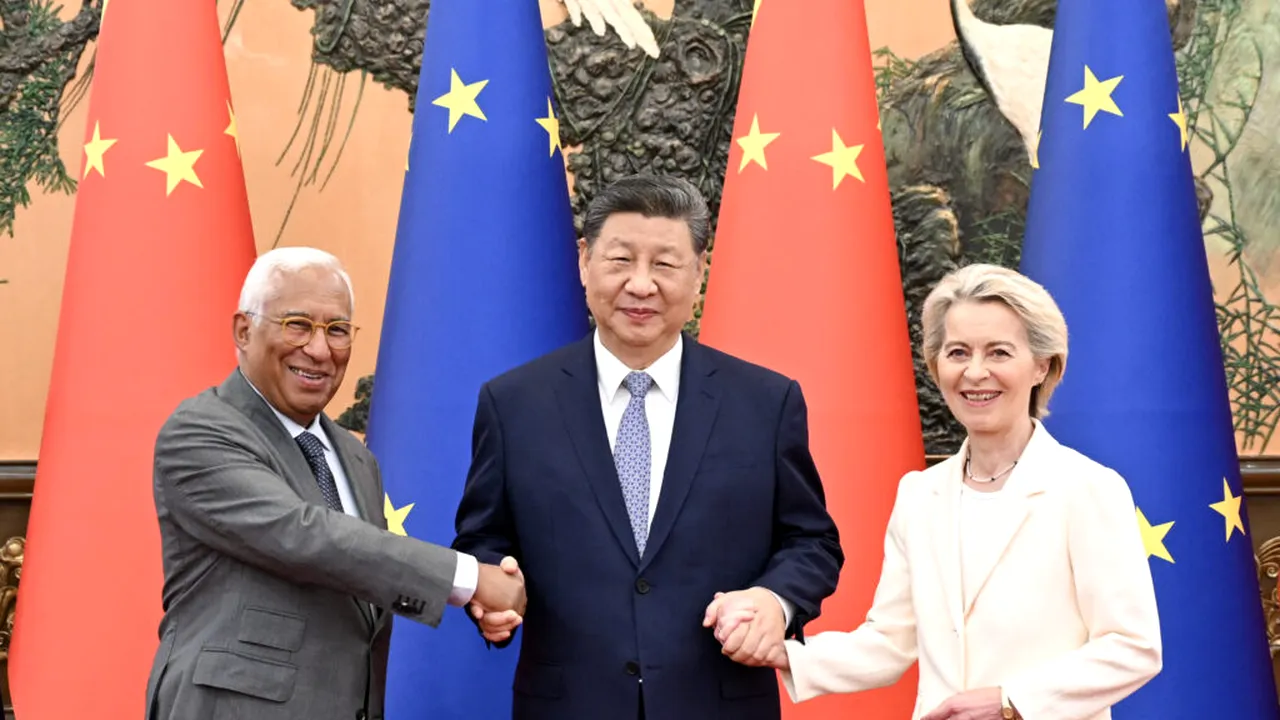 Summit UE-China. Nu sunt speranțe prea mari. Ursula von der Leyen: Relațiile dintre cele două părți „au ajuns la un punct de inflexiune”