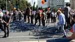 Poliția Capitalei face verificări după agresarea a doi jurnaliști de la Realitatea la protestul din Piața Victoriei