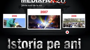 Mediafax sărbătoreşte 20 de ani de istorii care au făcut istorie la Gala Mediafax - 20 ani