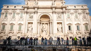 Fântâna Trevi din Roma a fost restaurată. Obiectivul turistic a fost prezentat duminică